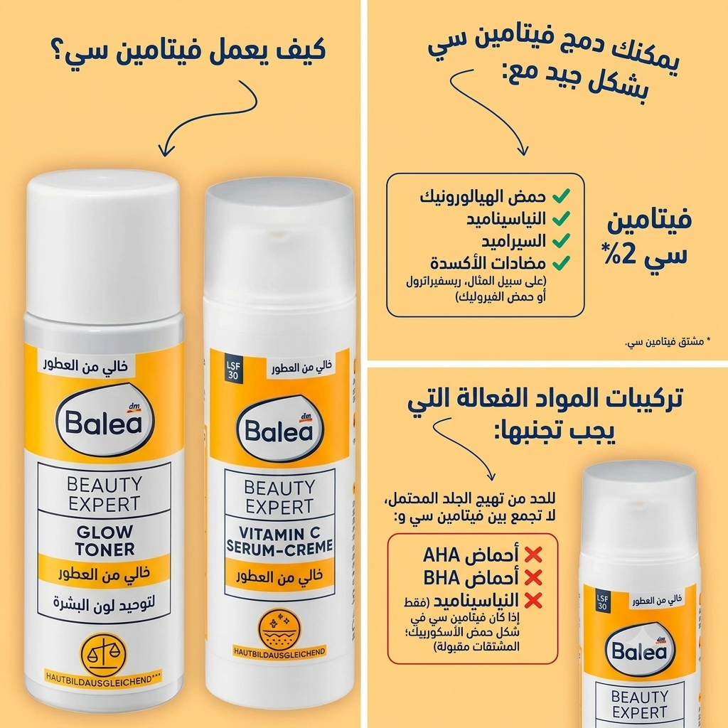 سيروم كريمي بفيتامين سي للوجه SPF30 من باليا (بيوتي إكسبرت) - 50 مل