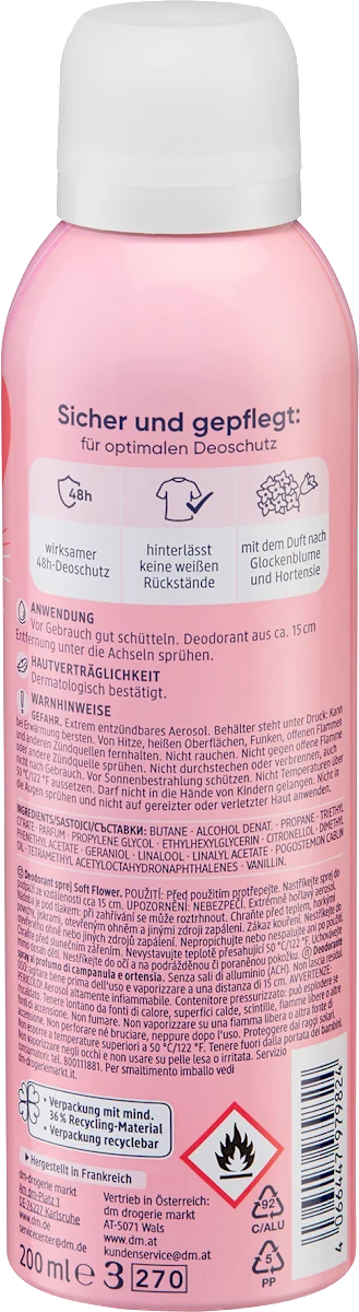 Floral Scented Deodorant Spray by Balea - 200 ml