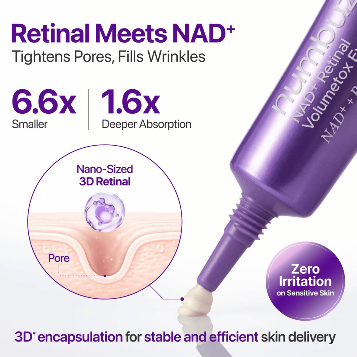 No.9 NAD Retinol Volumetox Eye Cream 10ml Numbuzin