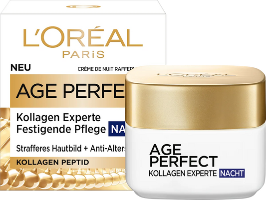 L'Oreal Paris Age Perfect Night Firming Cream with Collagen - 50 ml