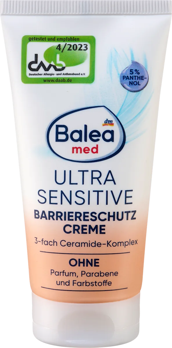 Balea Med Repair Cream for Ultra-Sensitive Skin Barrier Repair and Protection - 50 ml