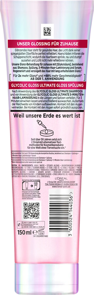 Hair Shine Conditioner from L'Oreal Elvive (Glycolic Gloss) - 150 ml