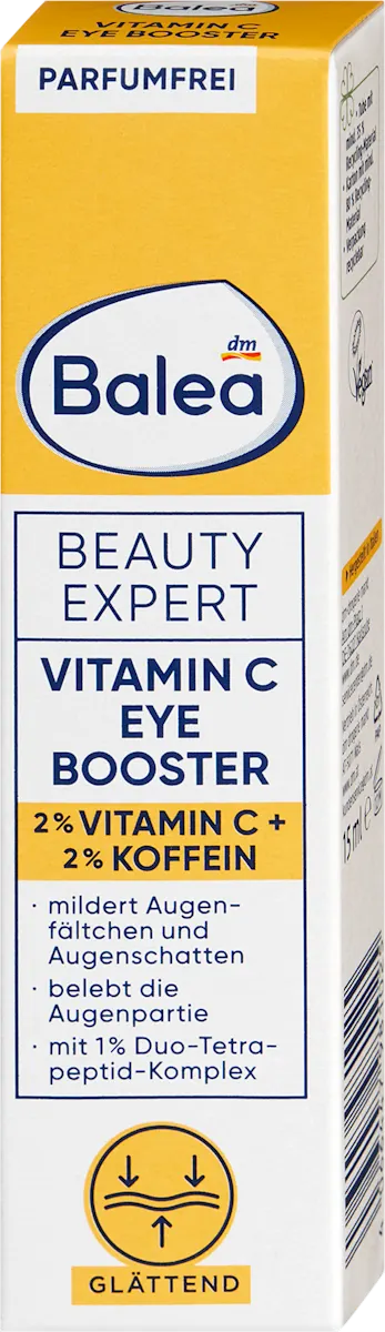 Balea Beauty Expert Eye Cream with Vitamin C Booster, 15 ml