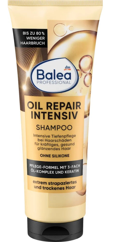 Balea Intensive Repair Shampoo with Oils - 250 ml
