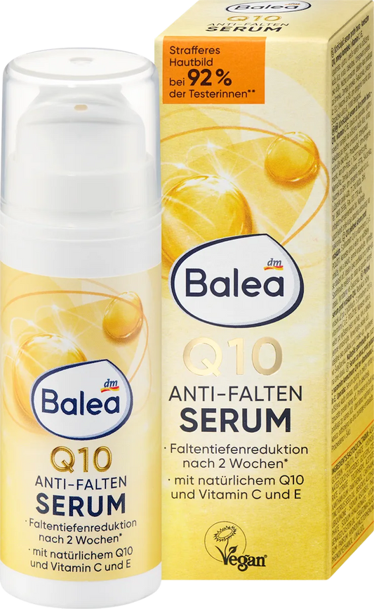 Q10 Serum Enhanced with Omega for Firming and Nourishing Skin by Balea - 30 ml