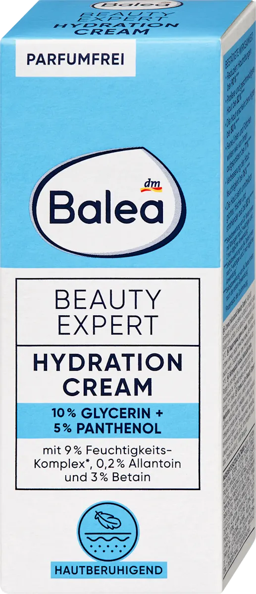 Balea Face Moisturizing Cream (Beauty Expert) with Glycerin and Panthenol