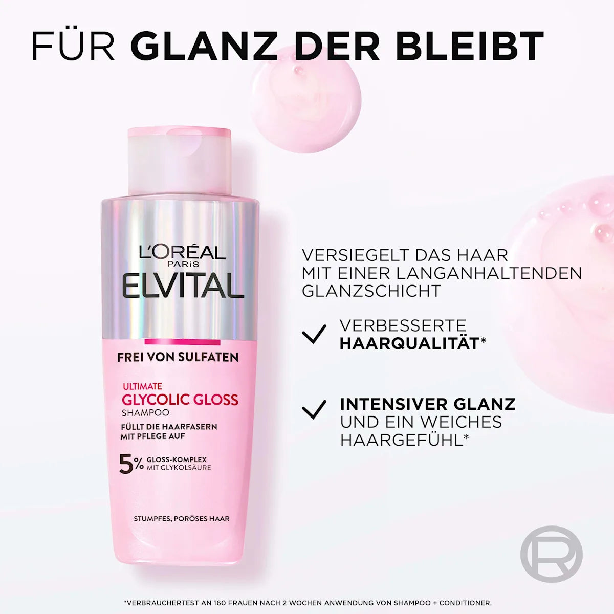 Hair Shine Shampoo from L'Oreal Elvive (Glycolic Gloss) - 200 ml