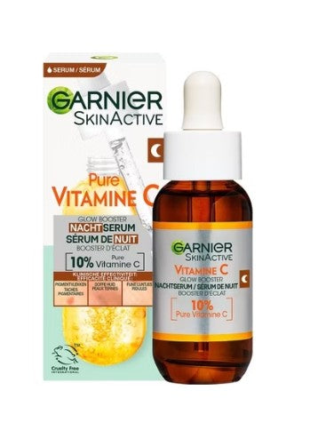 سيروم ليلي لمكافحة التصبغات من غارنييه skinactive بفيتامين سي 10% - 30 مل