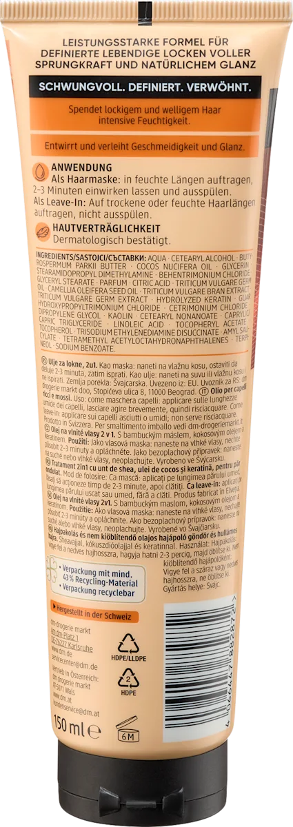 Balea Professional 2-in-1 Curly Oil Care, 150 ml