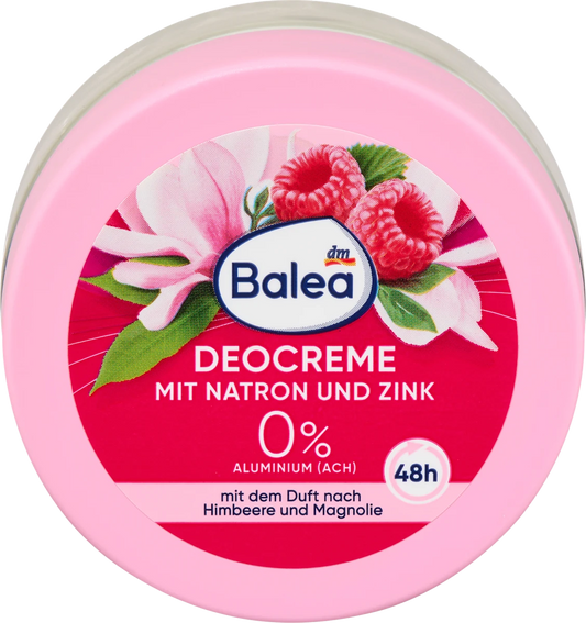 Natural Deodorant Cream for Gentle and Refreshing Protection by Balea - 50 ml