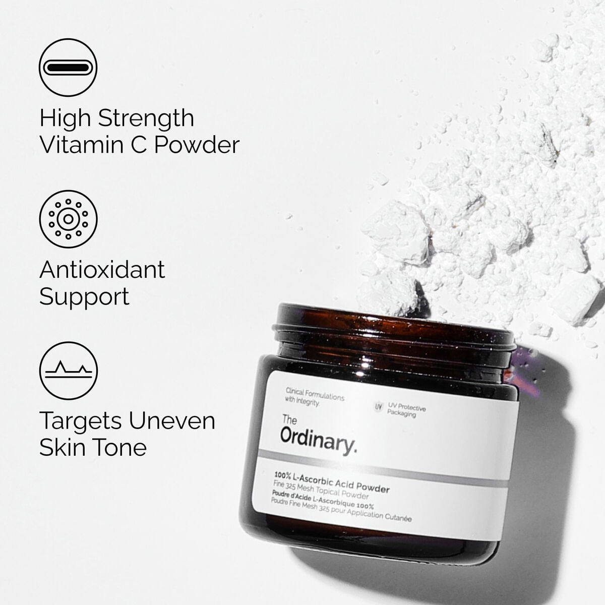 The Ordinary (100% L-Ascorbic Acid Powder) Pure Vitamin C Brightening Powder