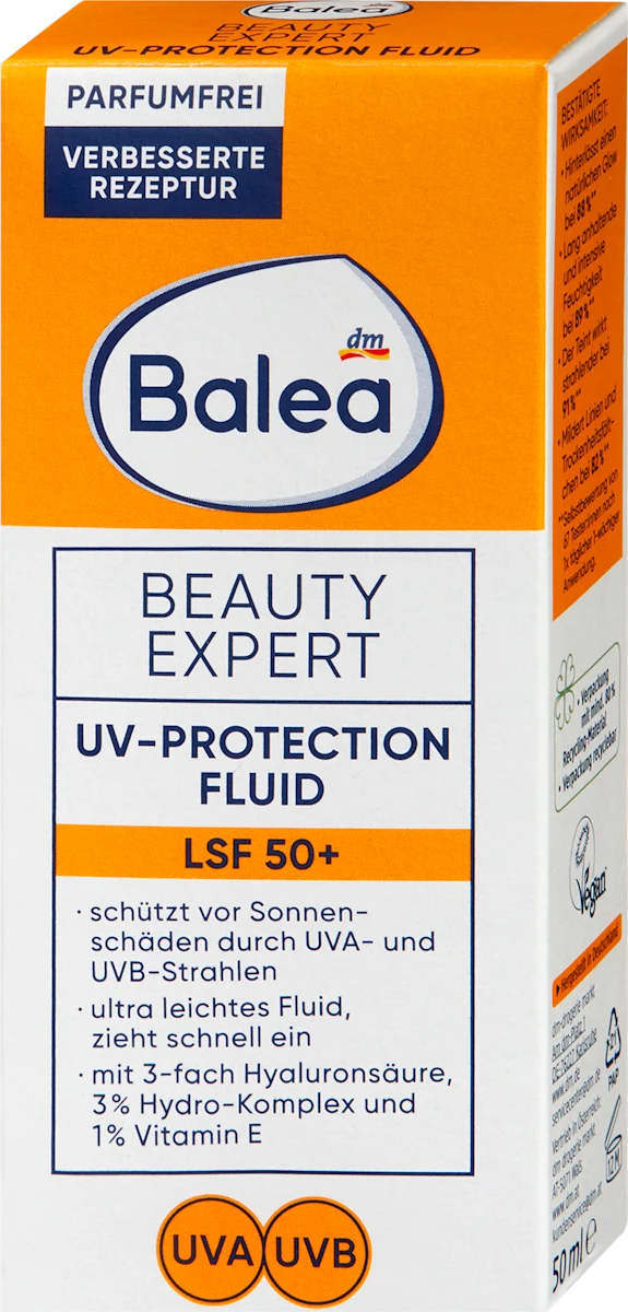 Beauty Expert Sun Fluid SPF50+ Sunscreen, 50 ml