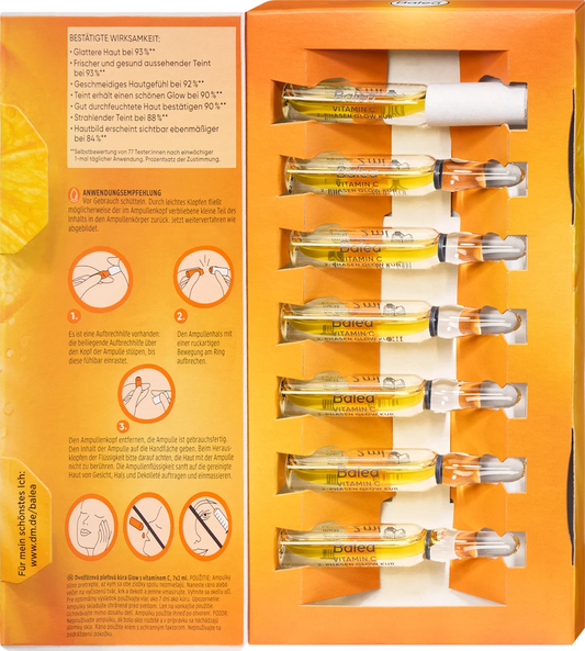 Balea Vitamin C Face Radiance Ampoules 6x1