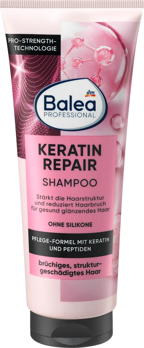 Balea Keratin Hair Repair Shampoo - 250 ml