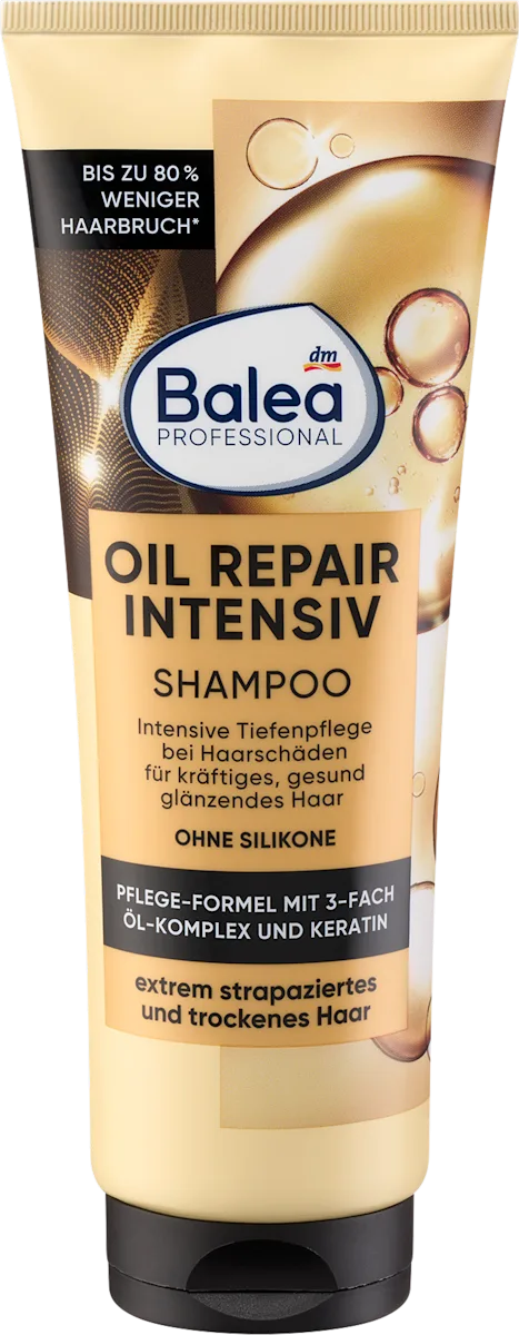 Balea Intensive Repair Shampoo with Oils - 250 ml