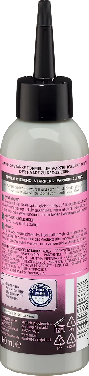 Balea Hair Strengthening and Anti-Grey Serum - 150 ml