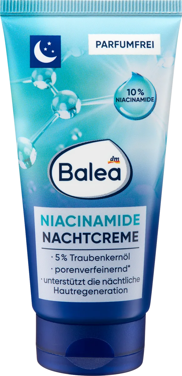 Night Cream with Niacinamide for Skin Renewal by Balea - 50 ml