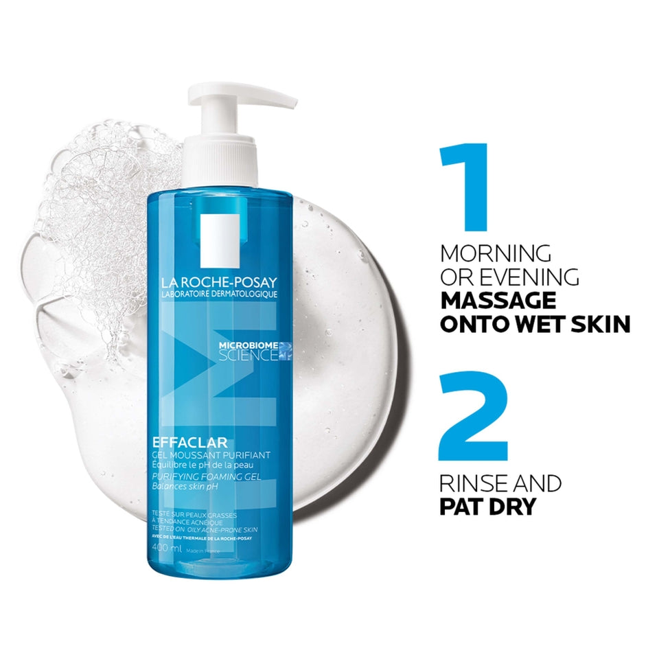 La Roche-Posay (Effaclar) Foaming Cleanser for Oily Skin - 400 ml