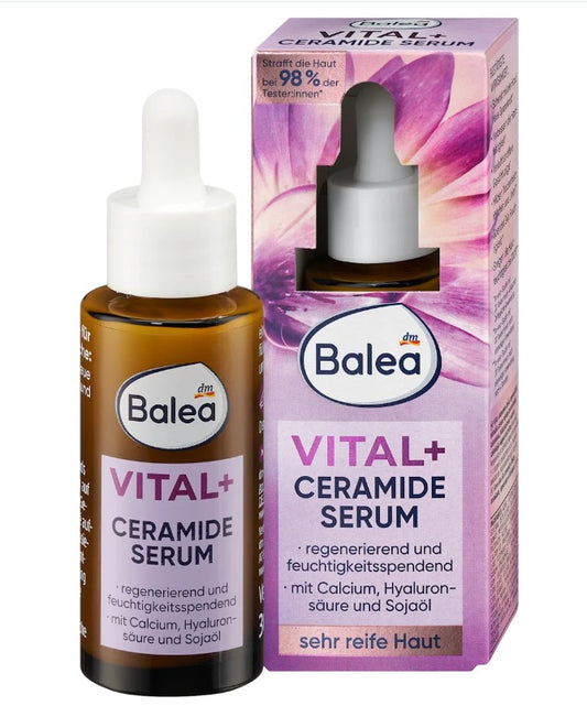 Vital Intensive Repair Serum with Ceramide to Strengthen and Protect Skin by Balea - 30 ml
