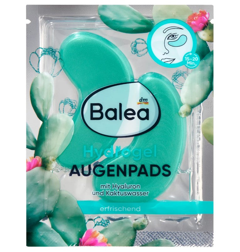 Hydrogel Patches with Aloe Vera Extract for Hydration and Refreshing Eye Area by Balea - (2 pieces)