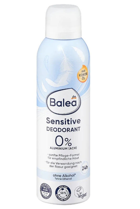 Sensitive Deodorant Spray, Gentle and Safe for Sensitive Skin by Balea - 200 ml
